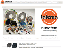 Tablet Screenshot of nuvotem.com